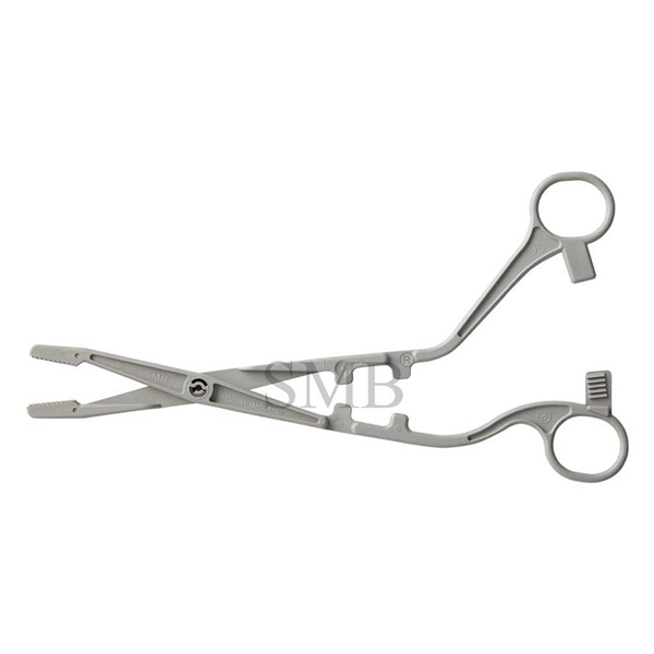 Cheron Forceps serrated jaw sponge holder 2