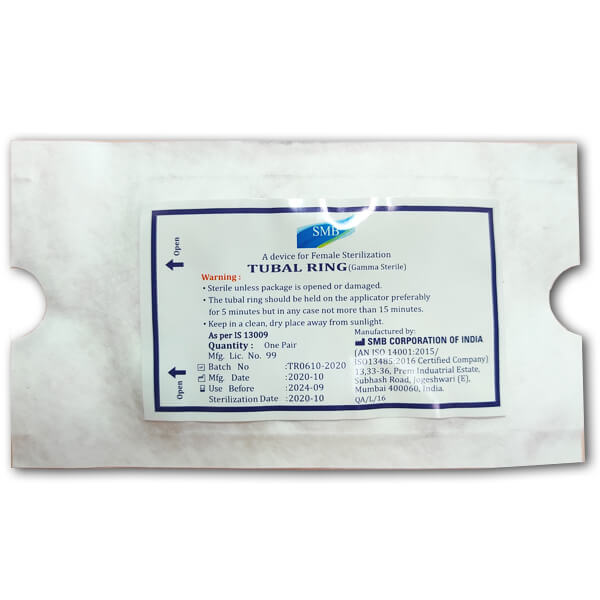 Tubal Ring Sterile Pouch